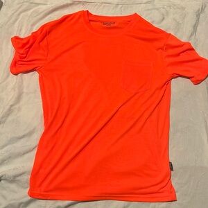 Orange bass creek workwear large shirt